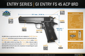 Pistolet RIA GI ENTRY FS 45ACP 8rd