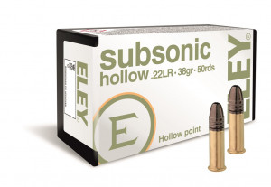 Amunicja ELEY Subsonic Hollow 22LR
