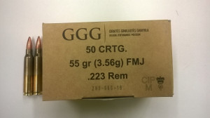 Amunicja GGG 223 Rem. FMJ 55gr GPR11(op. 50nb.)